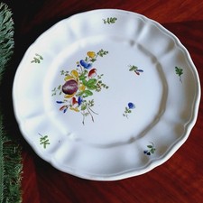 S. C. Richard antico Vecchio Lodi piatto piano dipinto a mano 