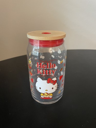 Bicchiere vetro sanrio - bicchiere, in