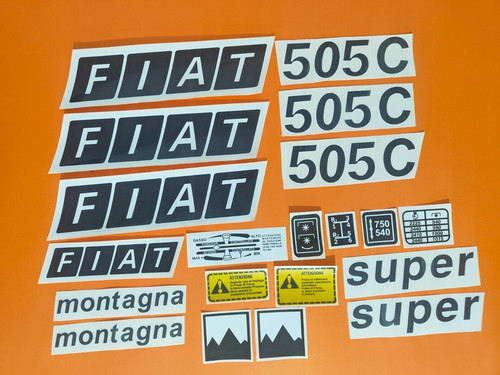 Adesivi decalcomanie fiat 505 - decalcomanie,