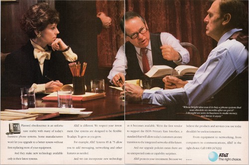 1988 rivista vintage - at&t,