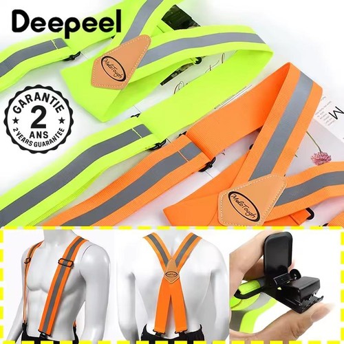 Bretelles homme jaune - jaune, fluo