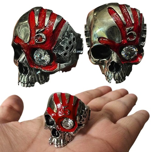 Anello teschio punzone - punzone, morte