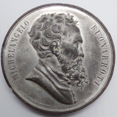 Medaglia michelangelo - medaglia,
