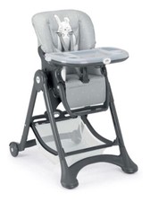 Campione - Seggiolone Pappa 6-36 Mesi Reclinabile con Ruote Coniglio Cam