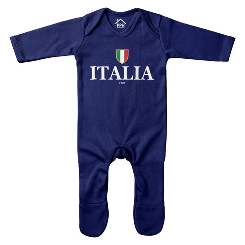Tuta pagliaccetto italia - tuta,