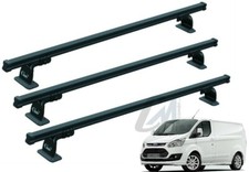 9411 3 BARRE PORTATUTTO PORTAPACCHI GEV FORD TRANSIT CUSTOM (14...) BARRE 150cm