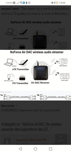 Nuforce air dac wireless - nuforce,