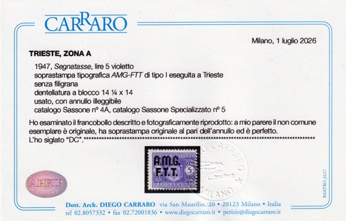 Amg ftt 1947 segnatasse - 1947,