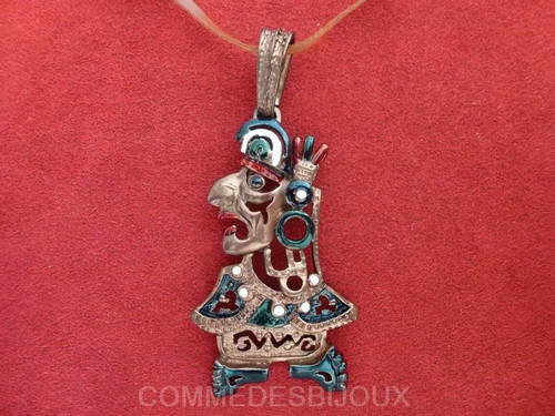 Pendentif vintage sphinx inca - pendentif,