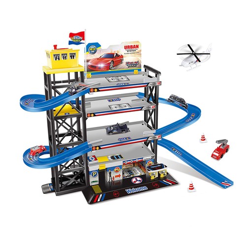 Garage con eliporto - garage,