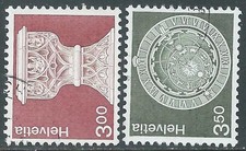 1979 SVIZZERA USATO ARCHITETTURA E LAVORI ARTIGIANALI 2 VALORI - US15-6