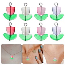  100 pezzi di perline di fiori