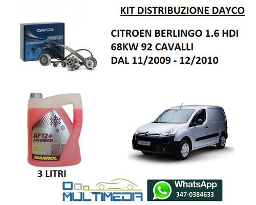 Kit distribuzione pompa - distribuzione, e