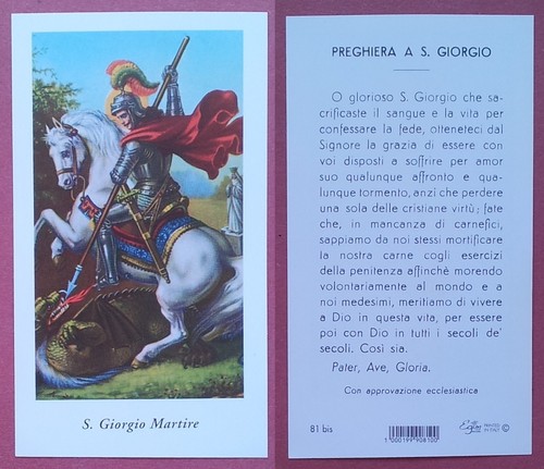 Santino holy card giorgio - santino,