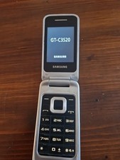 CELLULARE SAMSUNG  GT-C3520 GRIGIO FUNZIONANTE CON CARICABATTERIA 
