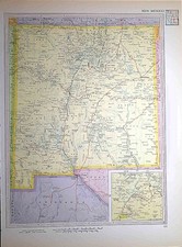 MAPPA del NEW MEXICO Stati