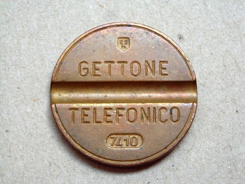 Gettone telefonico 7410 esm - telefonico,