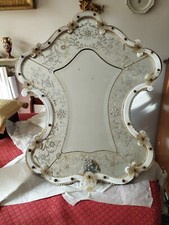 Specchio veneziano antico originale circa seconda metà del XIX secolo
