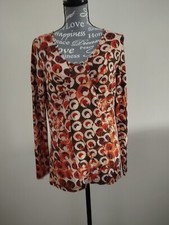 maglia Donna CAMOMILLA tg.L Xlove Multicolore fantasia Anni '60 moda fashion 