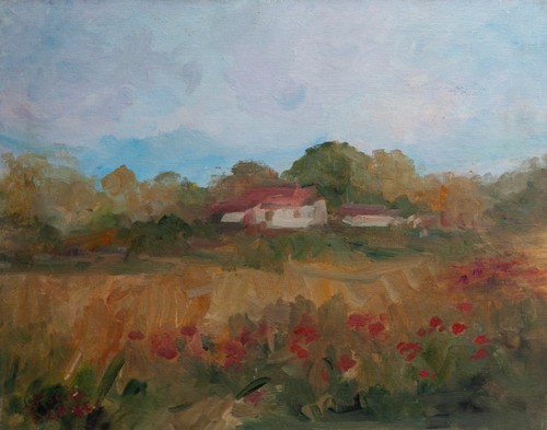 Paesaggio campagna quadro - paesaggio,