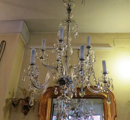 Lampadario boemia vetro - di,