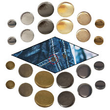 100pcs Piatto Rotondo Borchie