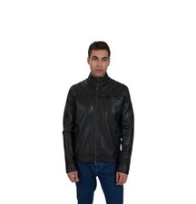 Giubbino in vera pelle da uomo