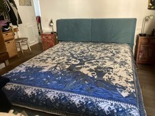 Letto King Size  con contenitore 260x195 compreso 2 materassi singoli 240x170