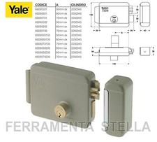 SERRATURA YALE ELETTRICA 8680 PORTA IN FERRO PORTONCINO INGRESSO DA APPLICARE
