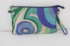EMILIO PUCCI BORSA POCHETTE MANO DONNA SHOULDER BAG ITALY CASUAL VINTAGE NYLON