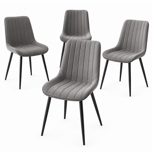 Set sedie pranzo grigio - sedie,
