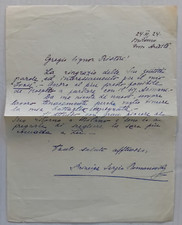Lettera Principe Sergio Romanovsky 1924
