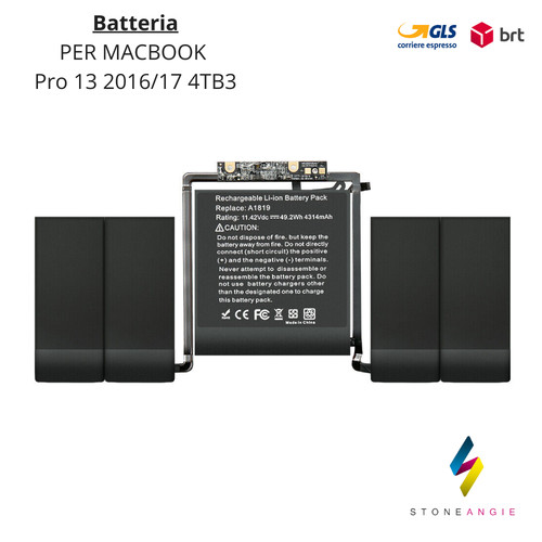 Batteria a1819 macbook - pro, 13"