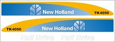 ADESIVI DECALCOMANIE NEW HOLLAND TK 4050  PER TRATTORI AGRICOLI CINGOLATI