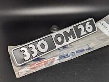 330 OM 26 OM FIAT IVECO LOGO SIGLA EMBLEMA FREGIO STEMMA SCRITTA TARGHETTA BADGE