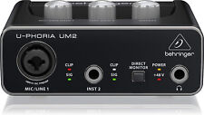 BEHRINGER U-PHORIA UM2 - INTERFACCIA AUDIO 2x2 USB CON PREAMP MICROFONO XENYX