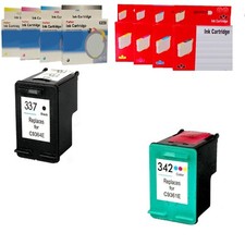 HP 337 + 342 CARTUCCE COMPATIBILI NO ORIGINALI BK COL KIT 2 3 PEZZI