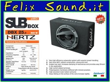Hertz dbx subwoofer 600 - dbx,