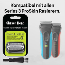 Testina di rasatura per rasoio originale Braun 32B ricambio serie 3 cassetta confezione combinata 32B