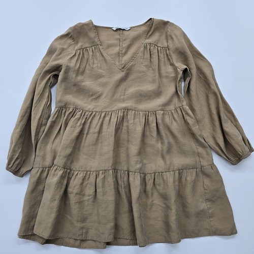 Abito zara kaki scollo - zara, v