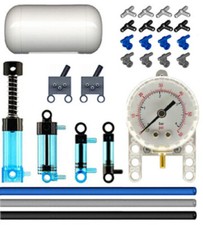 LEGO Pneumatic Parts (serbatoio aria, manometro, pompa, cilindro, mini, tubo flessibile, interruttore, raccordo)