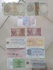 Lotto 11 banconote italiane