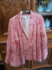 pelliccia astrakan rosa