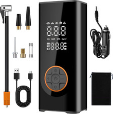 Gonfiatore Digitale a Batteria per Pneumatici,Pompa Portatile per Pneumatici Aut