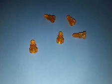 Viteria in plastica arancio tipo corto per Fiat vari modelli-Conf. 5 PEZZI