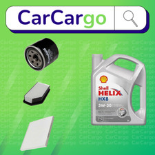 Kit tagliando per Kia Rio 1.2 benzina 2011-2017 olio abitacolo + guscio olio motore