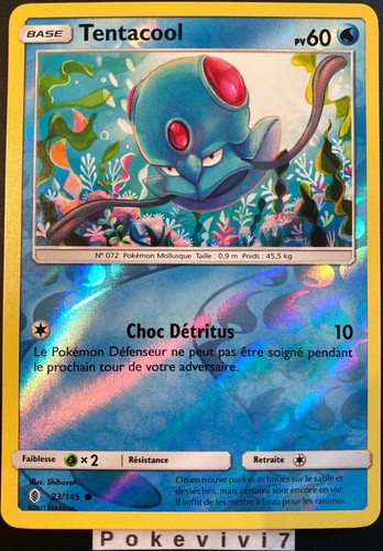 Carte pokemon tentacool - pokemon, 23/145