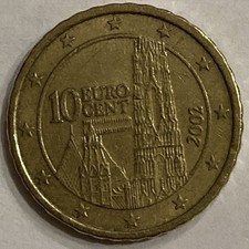 10 Centesimi di Euro 2002 Austria