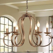 Lampadario Ganeed retrò ferro