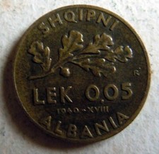 Moneta 0.05 LEK Vittorio